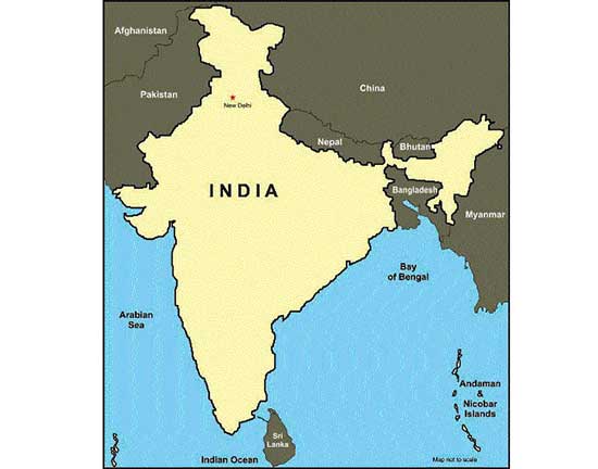 India And Neighbours Map India's Neighbourhood Policies And Neighbours – The Island