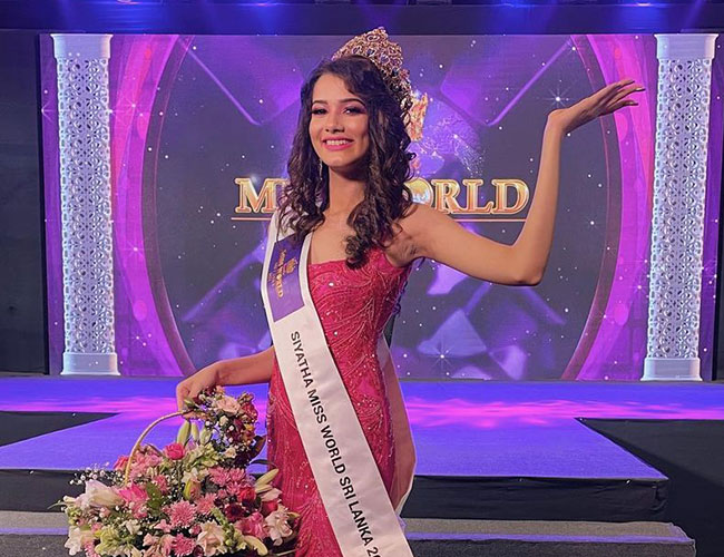 Sade Greenwood Miss Sri Lanka world 2022, speaks about Fitness and lifestyle  – The Island