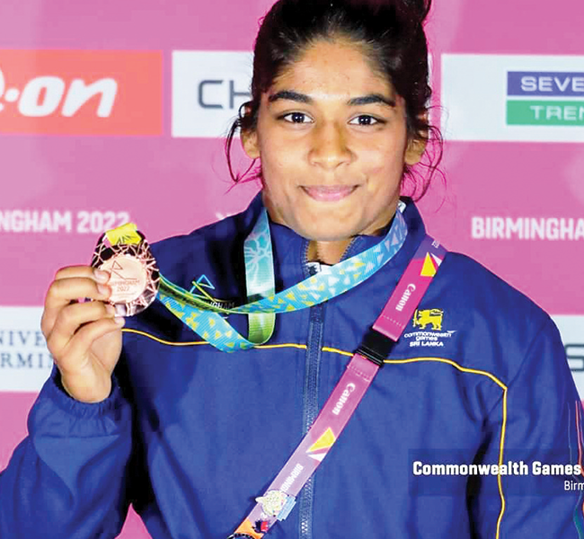 Ahinsa becomes youngest medallist at Commonwealth Games   – The Island