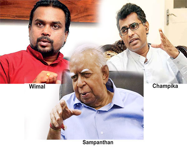 Sampanthan, Wimal, Champika ready to join all-party govt. – The Island
