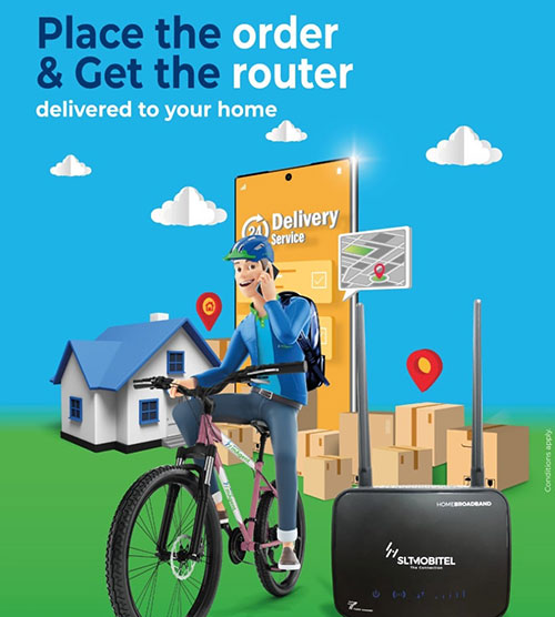SLT-MOBITEL brings its unmatched connectivity closer with 4G Router Home delivery service – The Island