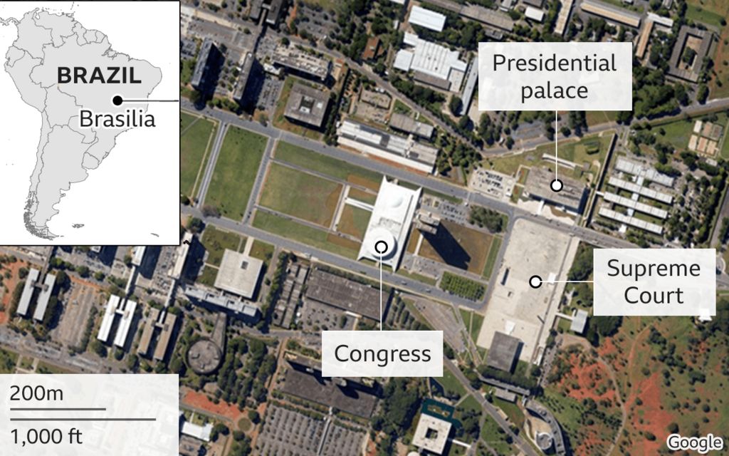 Bolsonaro backers ransack Brazil presidential palace, Congress, Supreme  Court