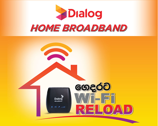 Dialog Home Broadband Launches Sri Lanka’s Most Affordable Prepaid Home Broadband Data Plans