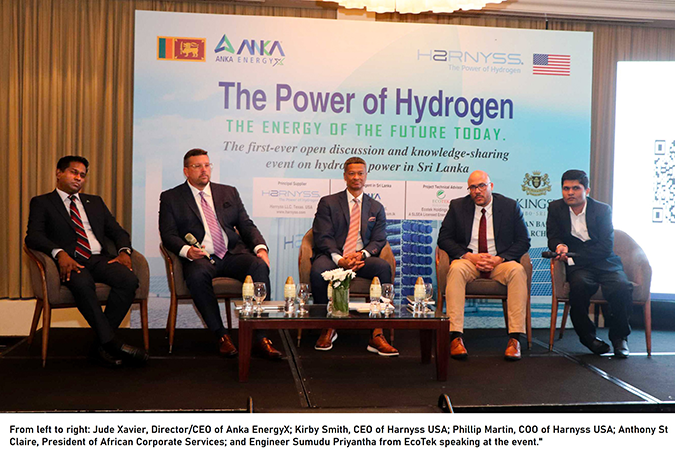 Anka EnergyX and Harnyss USA partner to introduce hydrogen energy storage technology to Sri Lanka – The Island