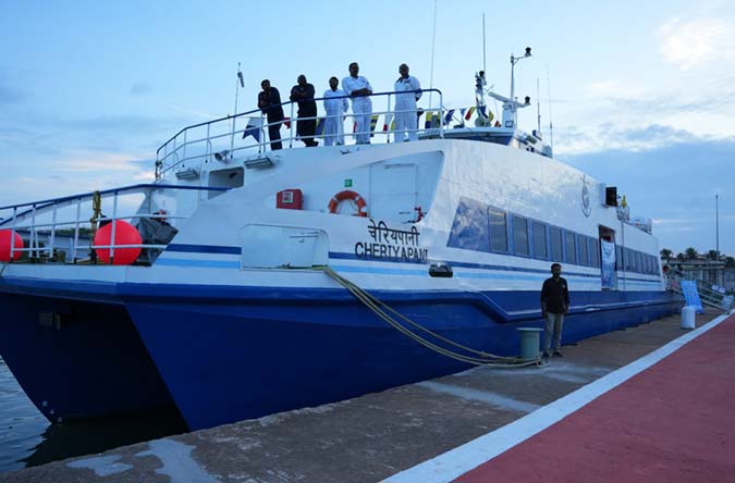 Ferry Services Between Kks And Nagapattinam Launched The Island