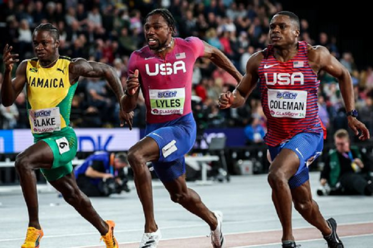 Christian Coleman Beats Noah Lyles To 60m Gold At World Athletics ...