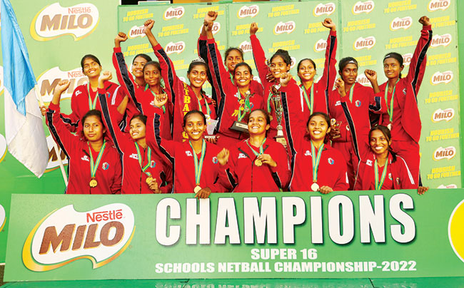 Holy Family Convent crowned netball champions – The Island by Sahan ...