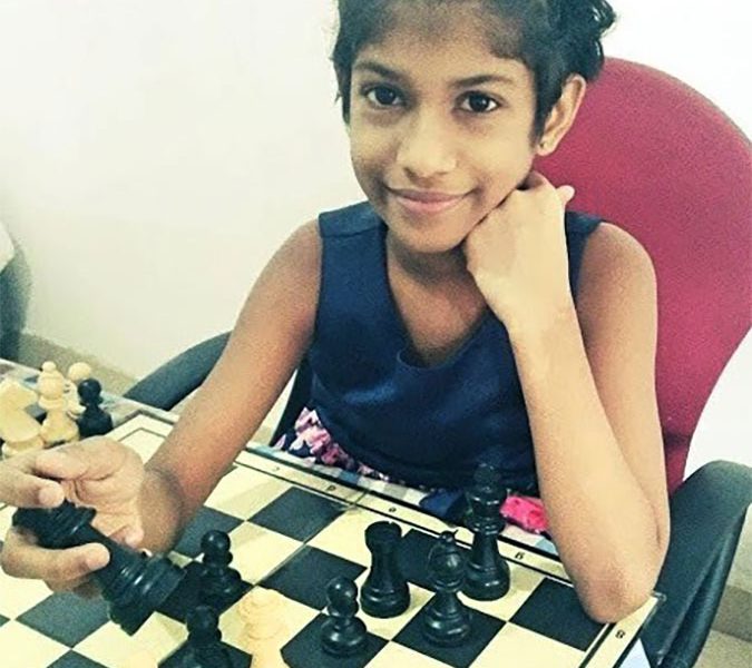 Oshini wins Asian Youth Under 10 chess title - Vimarsana News