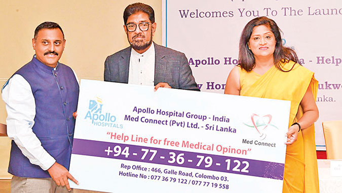 APOLLO Hospitals’ Lankan helpline facilitates access for patients and ...