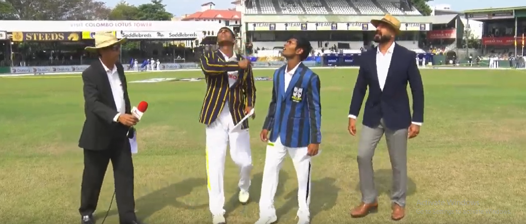 Royal won the toss and elect to bowl first – The Island