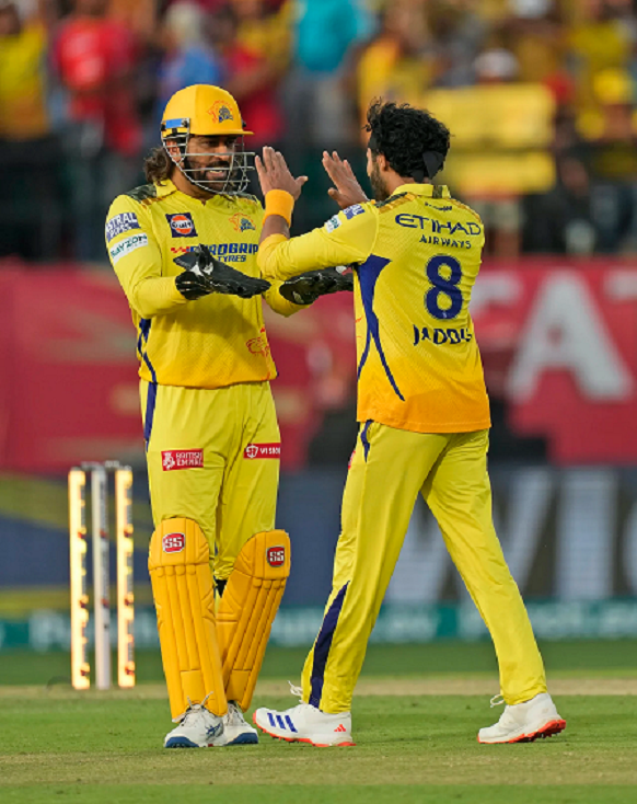 Jadeja stars with bat and ball as Chennai Super Kings climb to third ...