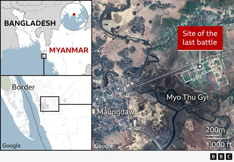 Bloody siege ends Myanmar army control of western border – The Island